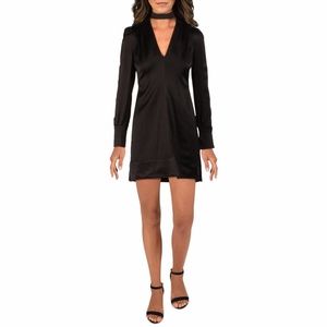 A.L.C. GARRISON SATIN MINI COCKTAIL DRESS